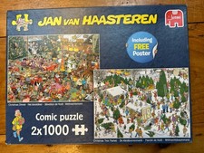 JAN VAN HAASTEREN + CHRISTMAS DINNER  & TREE MARKET + 2 X 1000 PIECES + USED