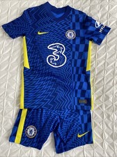 Chelsea Kids Kit Season 2021-2022 Blue Medium Shirt Small Shorts