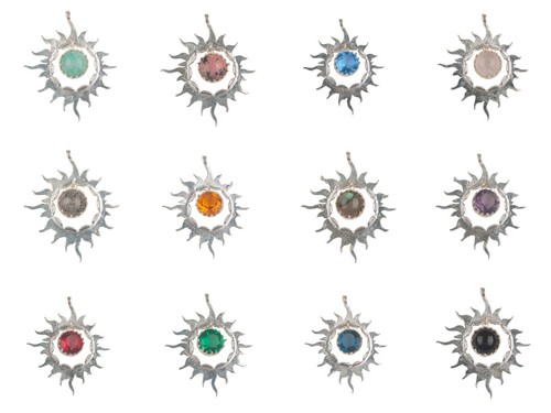 925 solid silver - solid, multi