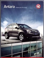 Vauxhall Antara 2007 UK Market Launch Sales Brochure & DVD