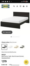IKEA Malm King Size Bed Frame