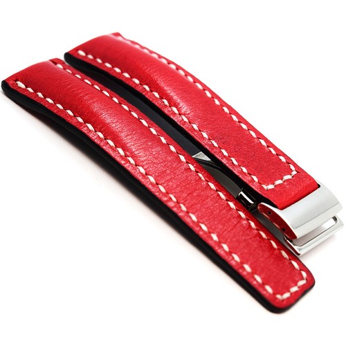 Leather watch strap handmade