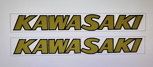 Kawasaki tank decals with - kawasaki,