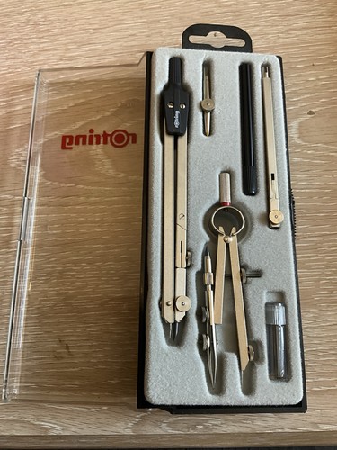 Vintage rotring compass set - vintage,