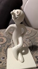 Just Chas No Morph Bookend Tony Hart Figure Vintage 6” Aardman Animations 
