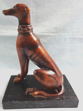 Vintage Sitting Dog Statue