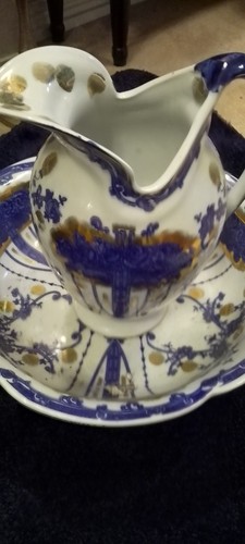 Large jug and bowl - wash, set