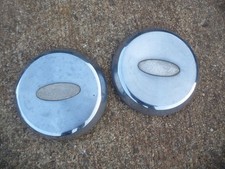 Ford Escort MK3 Ghia hub caps steel wheel rim centre trims covers x2 FREE POST