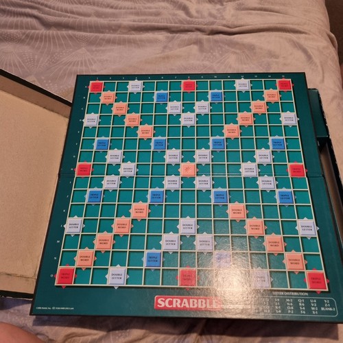 Mattel scrabble original board - mattel,