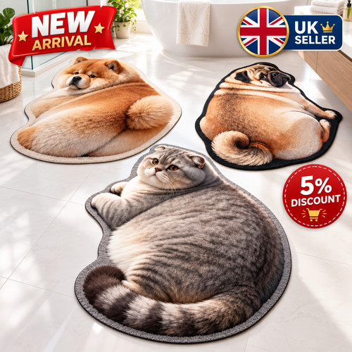 Cat bath mat 40x60cm - cat,
