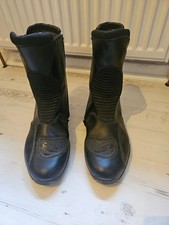 MENS BLACK MOTORCYCLE BOOTS