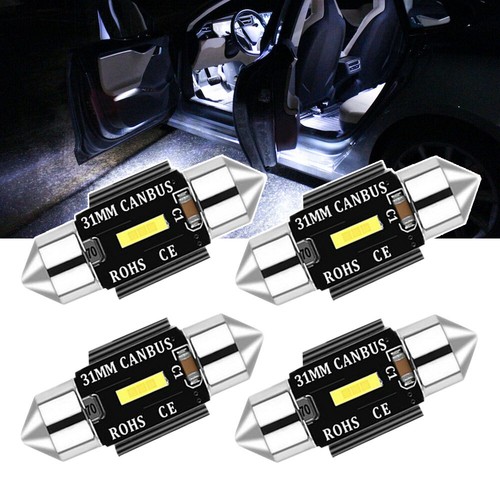 4pcs 31mm festoon - festoon, white