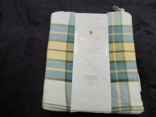 Dorma blue check - dorma, duvet
