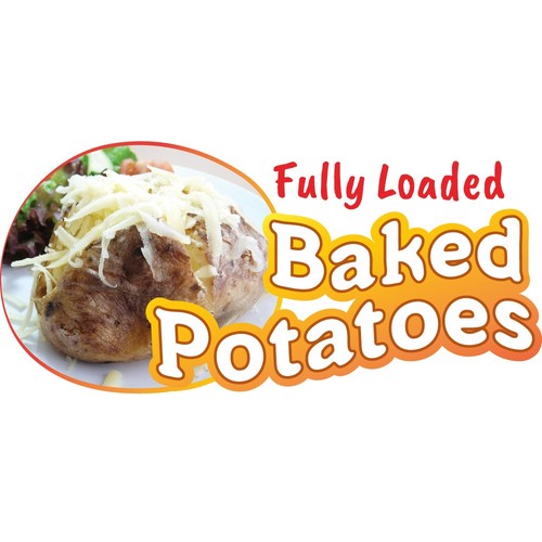 Baked potatoes concession - potatoes,