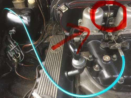 Mgb original choke cable - mgb,