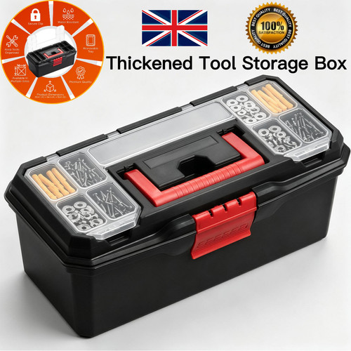 Heavy duty plastic storage - 13",