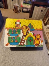 Vintage gingerbread tin - vintage,