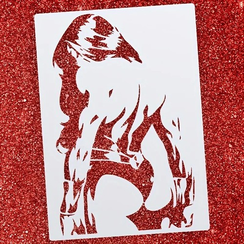 Girl lady stencil - 🇬🇧,