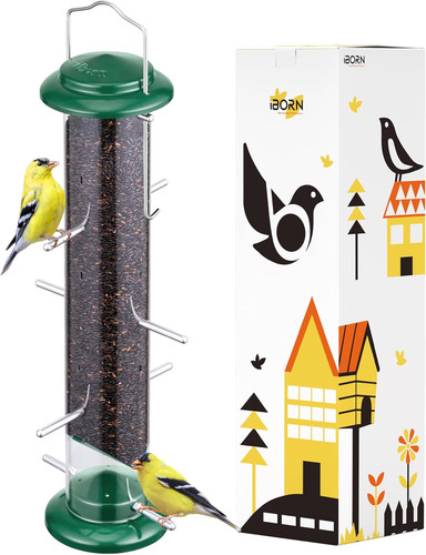 Metal bird feeder - bird,
