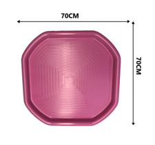 Small pink mixing tray - small,