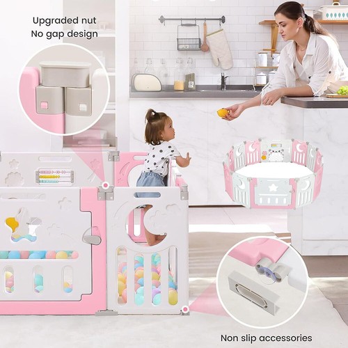 Foldable baby playpen - foldable, 14