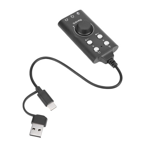 Usb sound card black - sound,