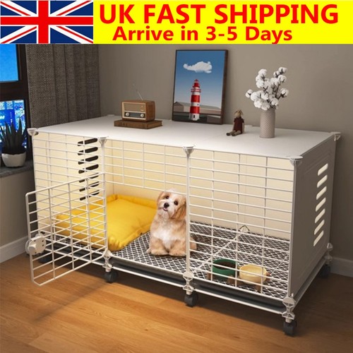Dog crate end table with - dog,