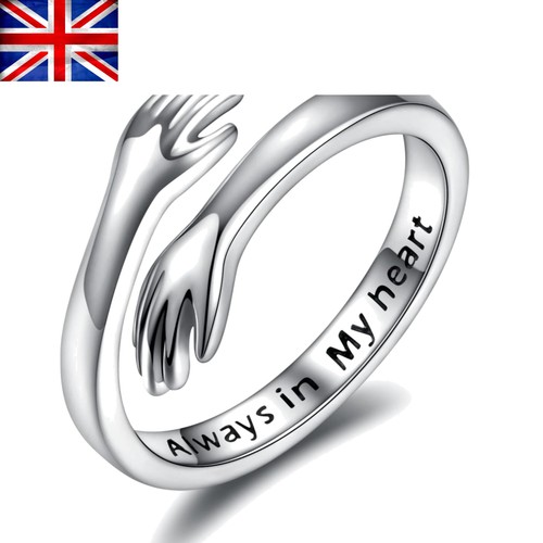 925 sterling silver hug ring - sterling,