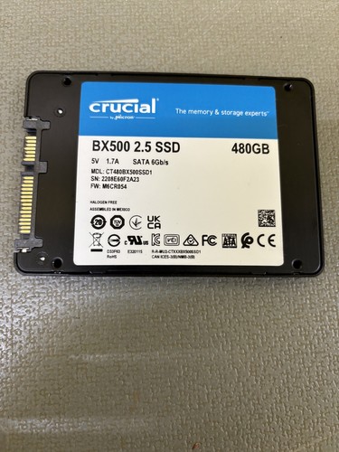 Crucial bx500 ssd 480gb - bx500, 2.5