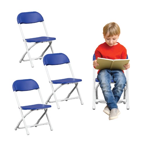 Kids folding chairs - folding, black