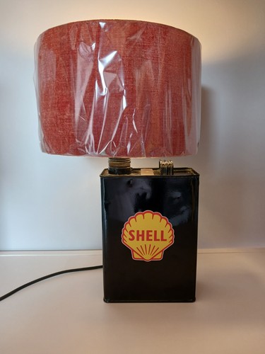 Retro shell oil can - oil,