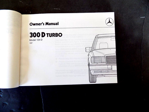 1987 mercedes benz 300 turbo - mercedes,