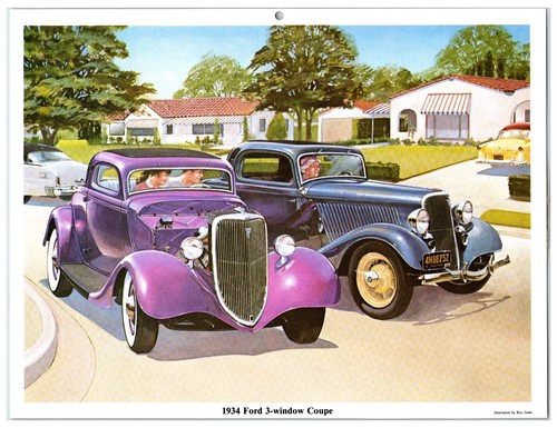 1934 ford window - 3-window, coupe