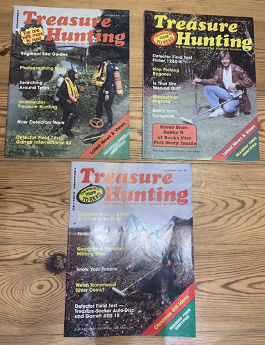 Treasure hunting magazines - treasure,