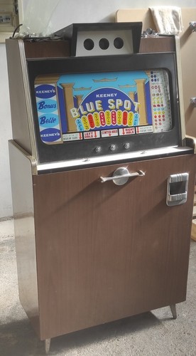 Keeney blue spot slot machine - keeney,