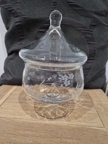 Vintage rayware etched clear - vintage,