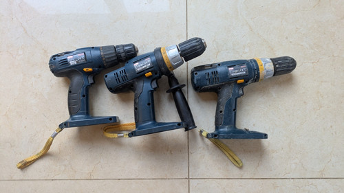 Ryobi drills blue - 3x,