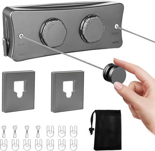 Retractable clothesline indoor - retractable,