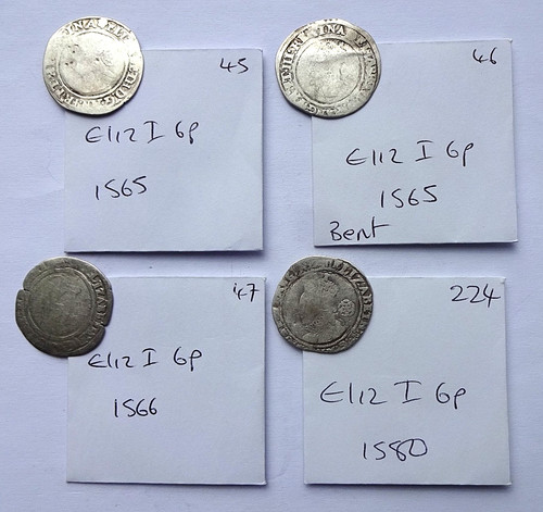Elizabeth sixpence - elizabeth, sixpence's