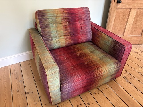 Vibrant striped upholstered - vibrant,