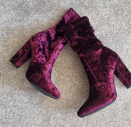Womens burgundy wine crushed - burgundy,