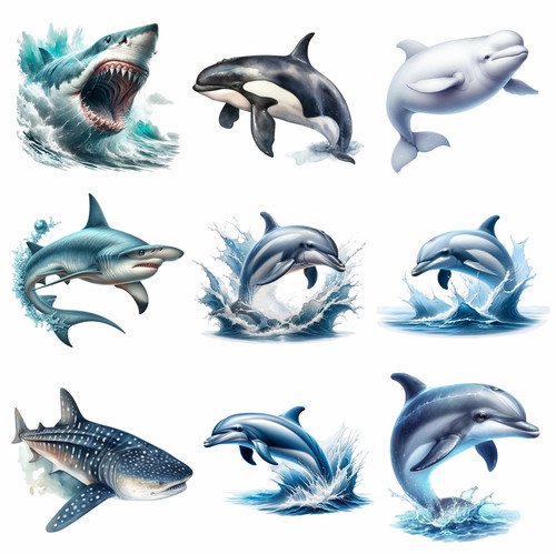 Shark dolphin vinyl - dolphin,