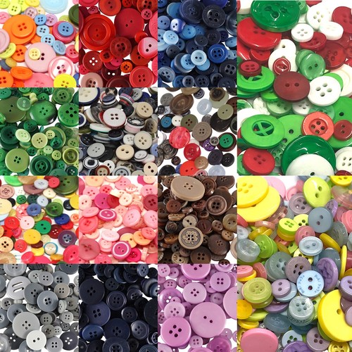 Assorted mixed buttons arts - assorted,