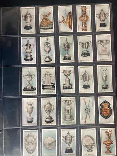 Cigarette cards sporting - cigarette,