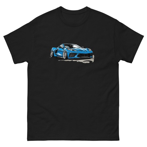 Corvette shirt mens - c8,