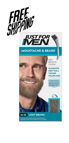 Just for men moustache and - just,