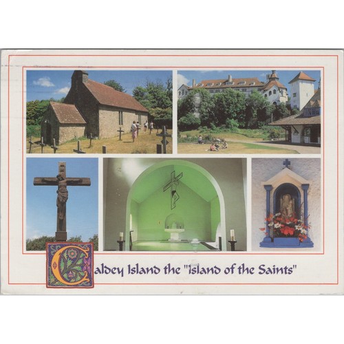 Postcard caldey island - postcard,