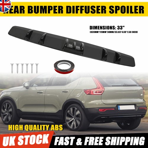 Rear bumper diffuser - rear, spoiler