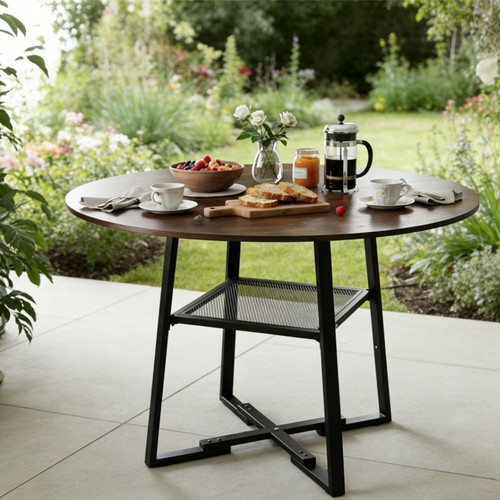 Round garden table outdoor - table,