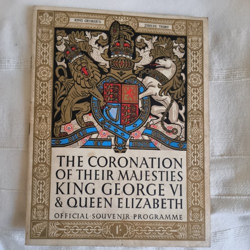 Coronation souvenir programme - coronation,